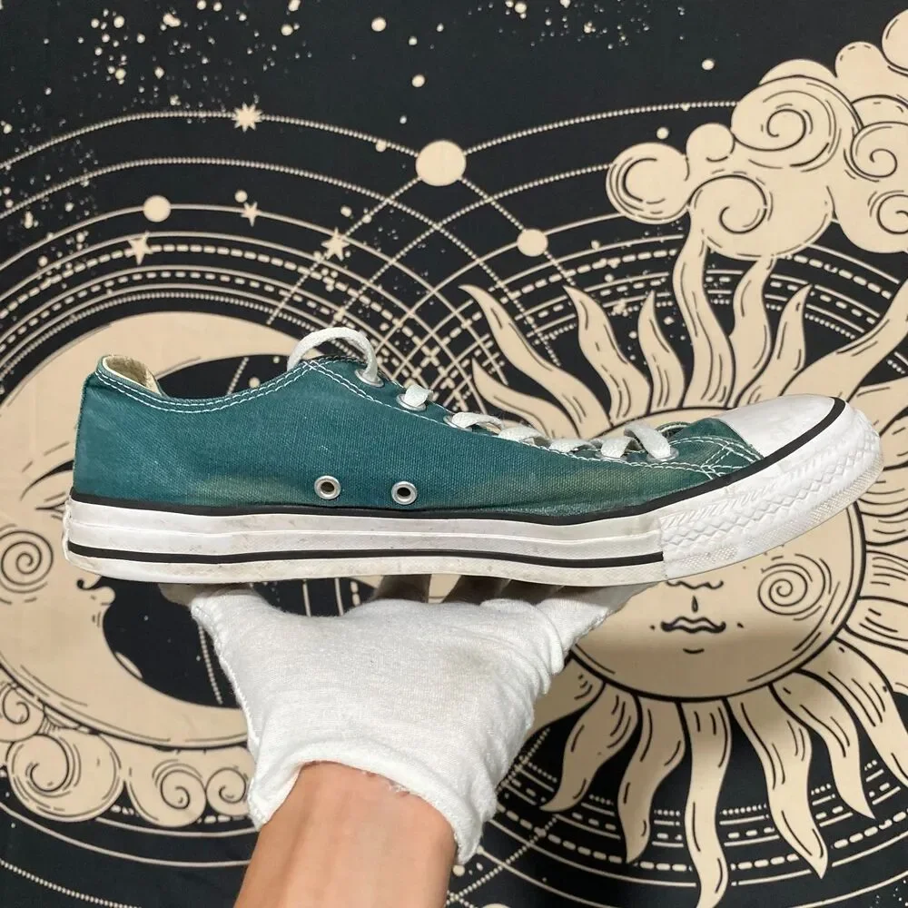 Converse Chuck Taylor All Star 157647F Athletic Shoe Unisex M10/W12 Green Canvas